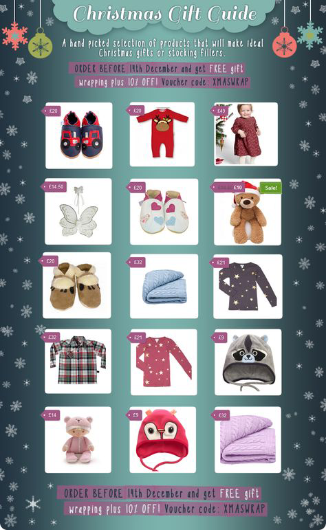 A chirstmas guide that make ideal gifts or stocking fillers